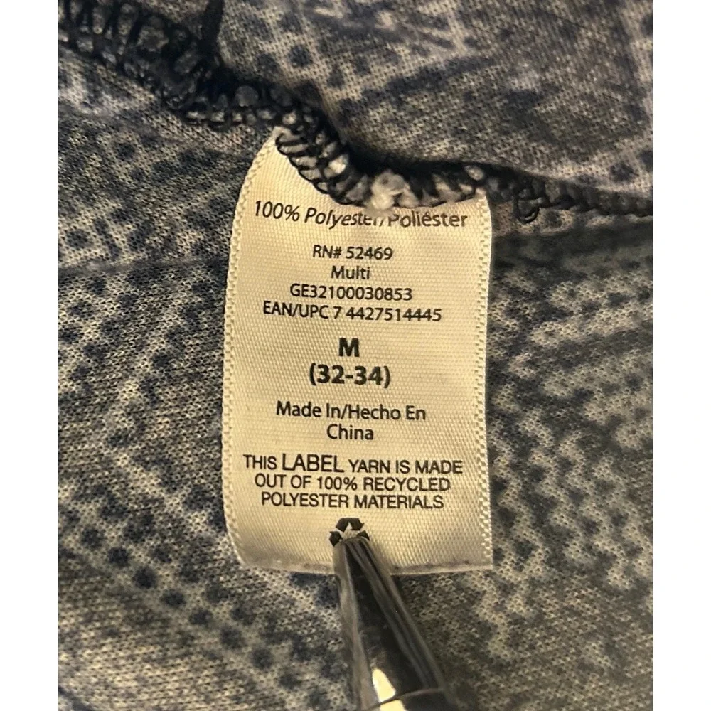 George Men Pajama Pants Blue Fair Isle Snowflake Lounge Sleep Pants Size M 32-34